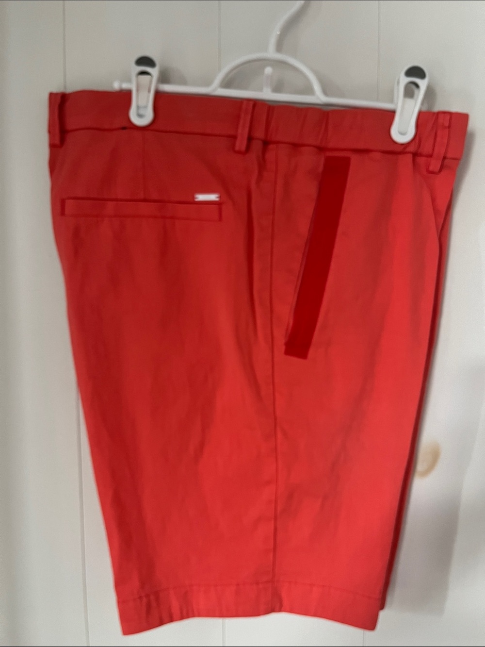 Men's Red Chino Shorts